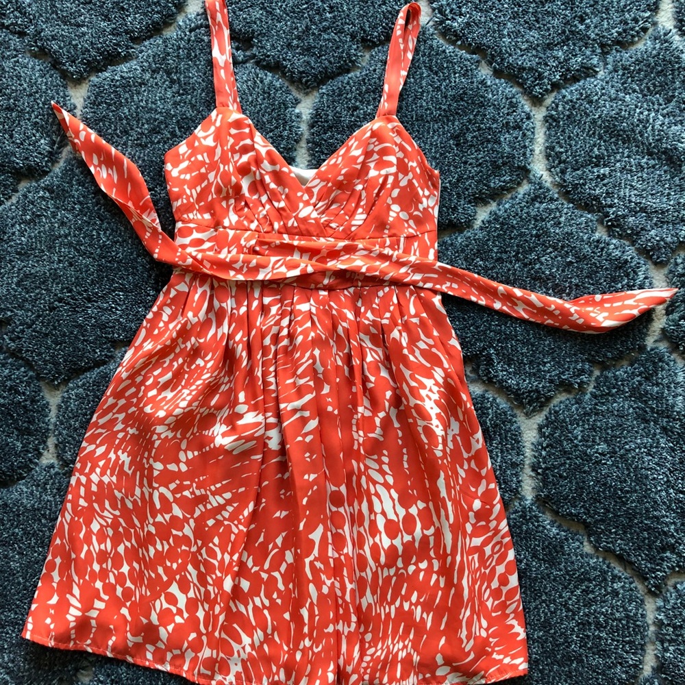 Orange dress